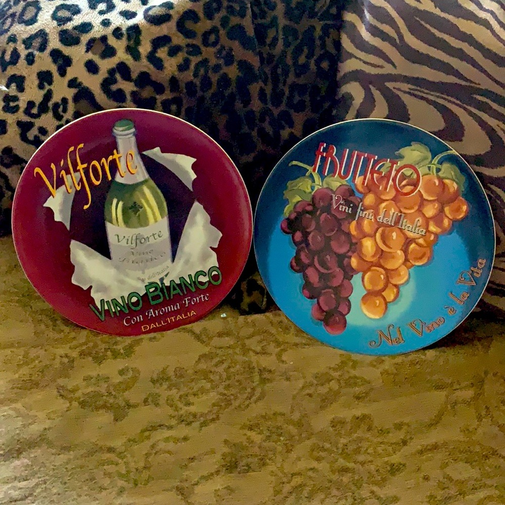 Pottery Barn Wine Bar cocktail plates
